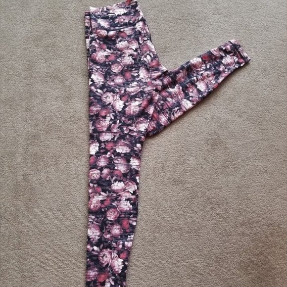 Lululemon Floral Wunder Under Hi-Rise Nulux size 10 - Picture 2 of 6